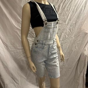 Vintage GUESS by George Marciano denim overall shorts